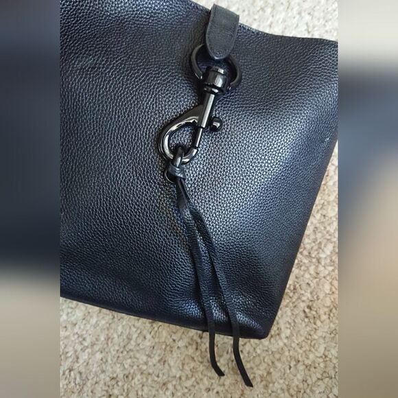 Rebecca Minkoff Megan black Leather Shoulder bag - Picture 3 of 12